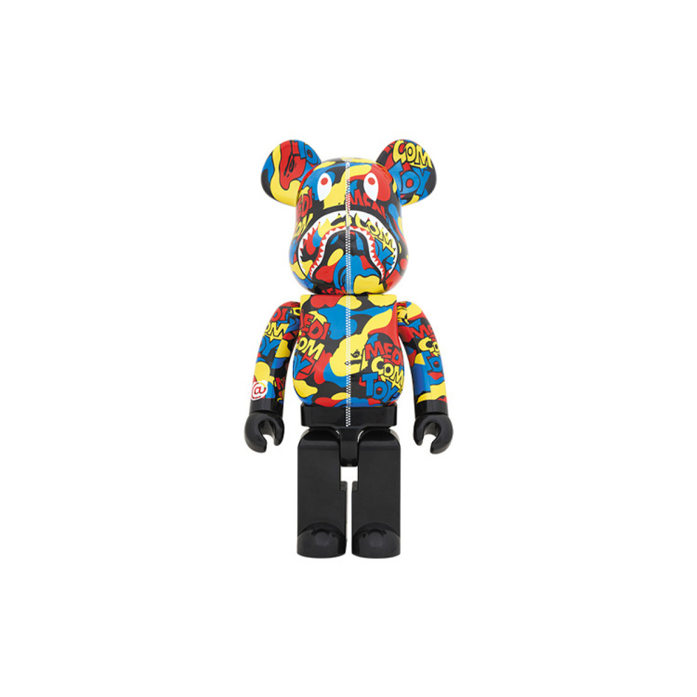Дизайнерские игрушки BE@RBRICK x BAPR MEDICOM TOY CAMO SHARK, BEARBRICK3331