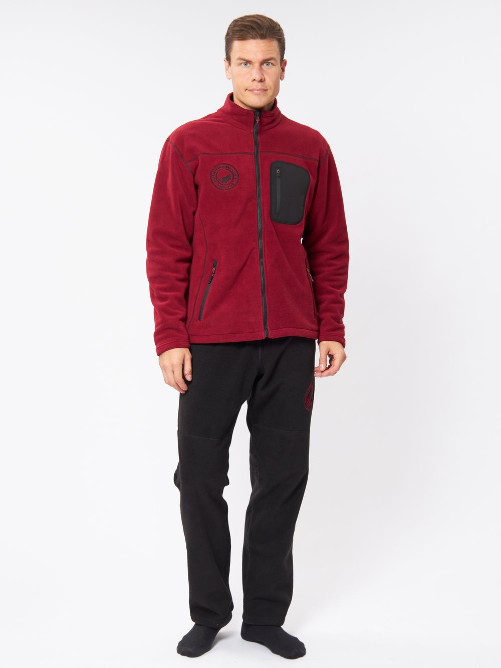 Флисовый комплект Royal Fish борд. р-р XL