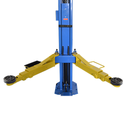 A240XM Двухстоечный электрогидравлический подъемник  4 т. Снятие стопоров с одной колонны