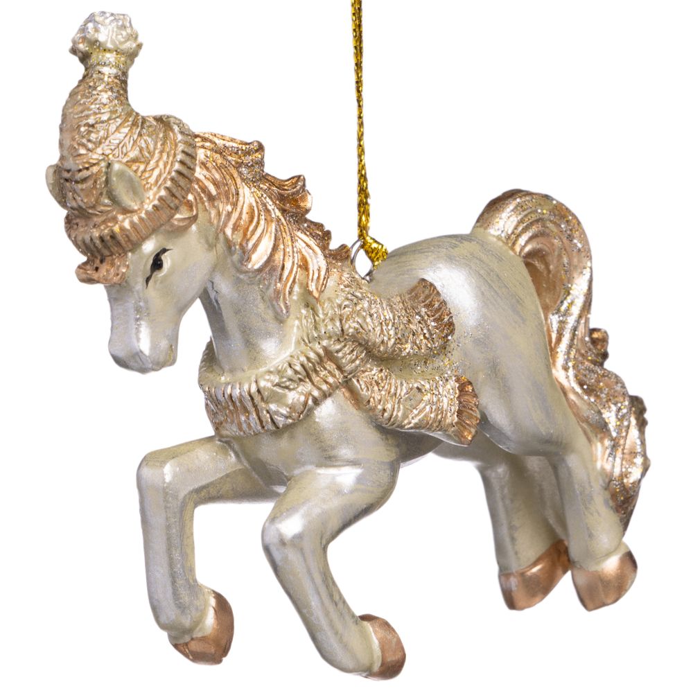 ЕЛОЧНОЕ УКРАШЕНИЕ "ЛОШАДКА" 8Х2,5Х10 СМ