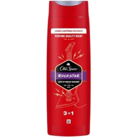 Гель для душа+шампунь Old Spice 3в1 Rockstar 400 мл