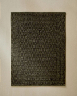Zara Home - Нескользящий коврик для ванной из хлопка, зеленый, 50x70 см