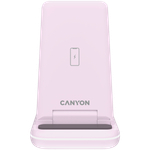 CANYON wireless charger WS-304 15W 3in1 Iced Pink