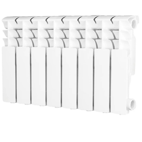 Радиатор алюминиевый Evolution EvA 200 боковое подключение белый 8 секций