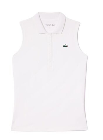 Женское поло Lacoste Ultra-Dry Anti-UV Golf - белый