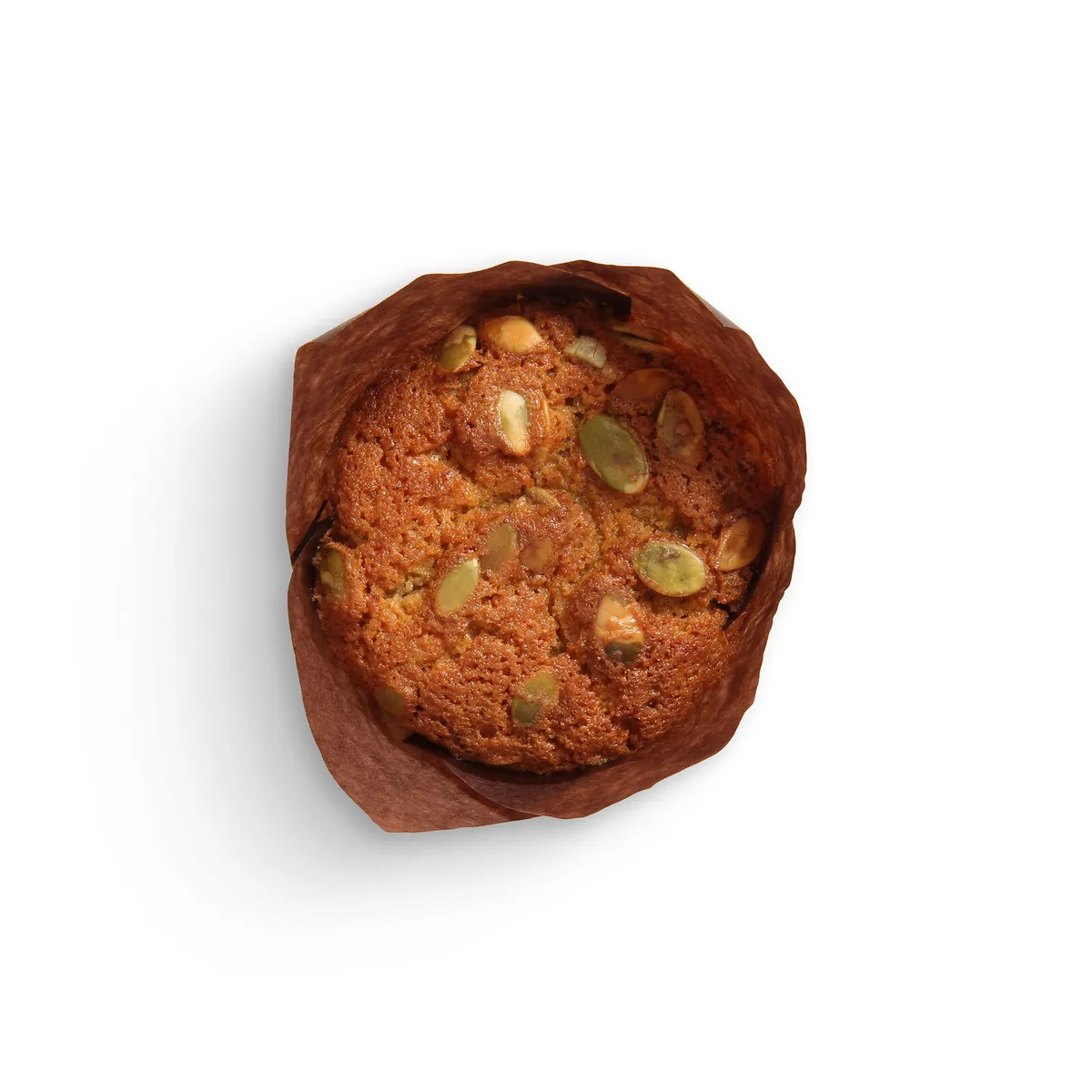 Маффин с курагой и тыквенными семечками (Веган)