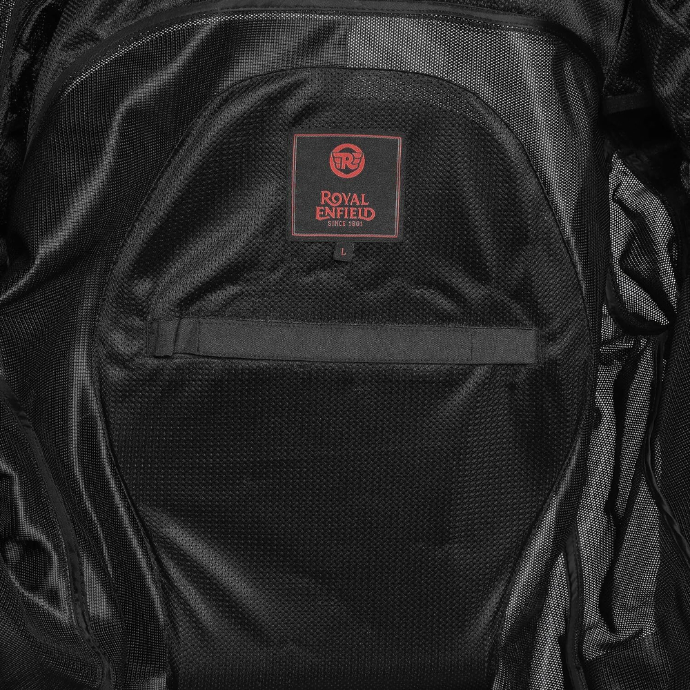 Куртка мужская текстильная Royal Enfield, цвет - черный, размер - XL, арт. RRGJKM000004 (JKSS20R01BLACK)