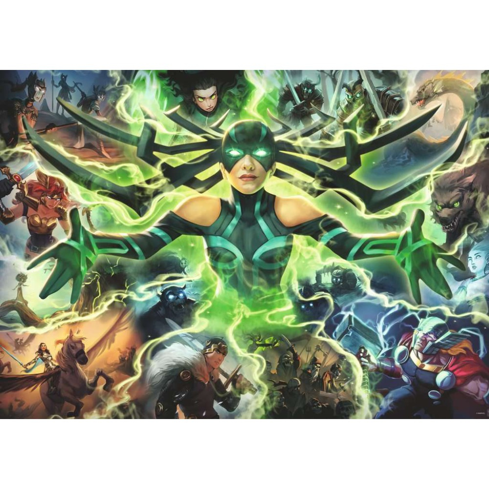Пазл Ravensburger Marvel Villainous 169030 Хела 1000 элементов 169030 — фото 2