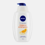 Гель-уход для душа Крем и апельсин NIVEA 750мл