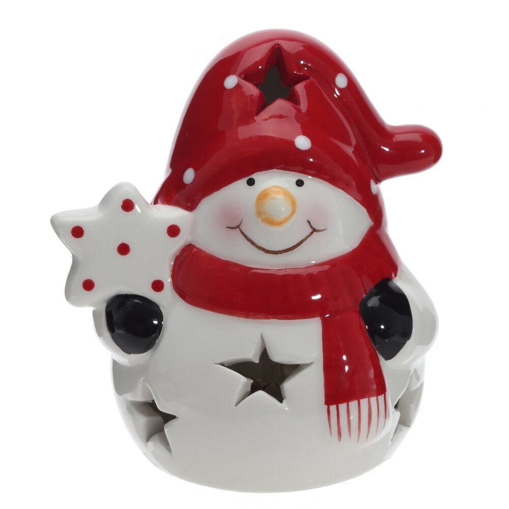 GAEM Фигурка декоративная "Снеговик" с подсветкой (LR44x2), L8 W6,5 H9,5 см