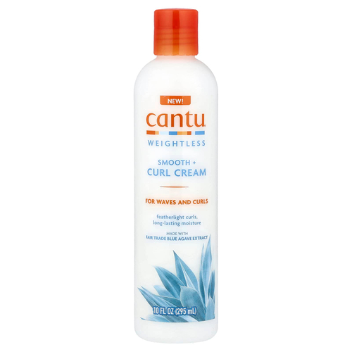 Cantu, Weightless, крем для разглаживания и локонов, для волн и кудрей, 295 мл (10 жидк. Унций)