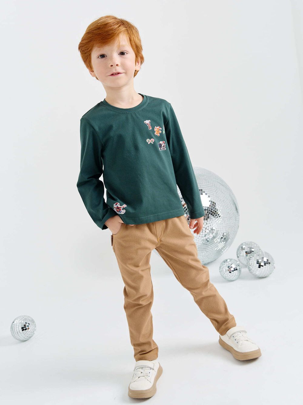 Лонгслив "Пихта" с принтом