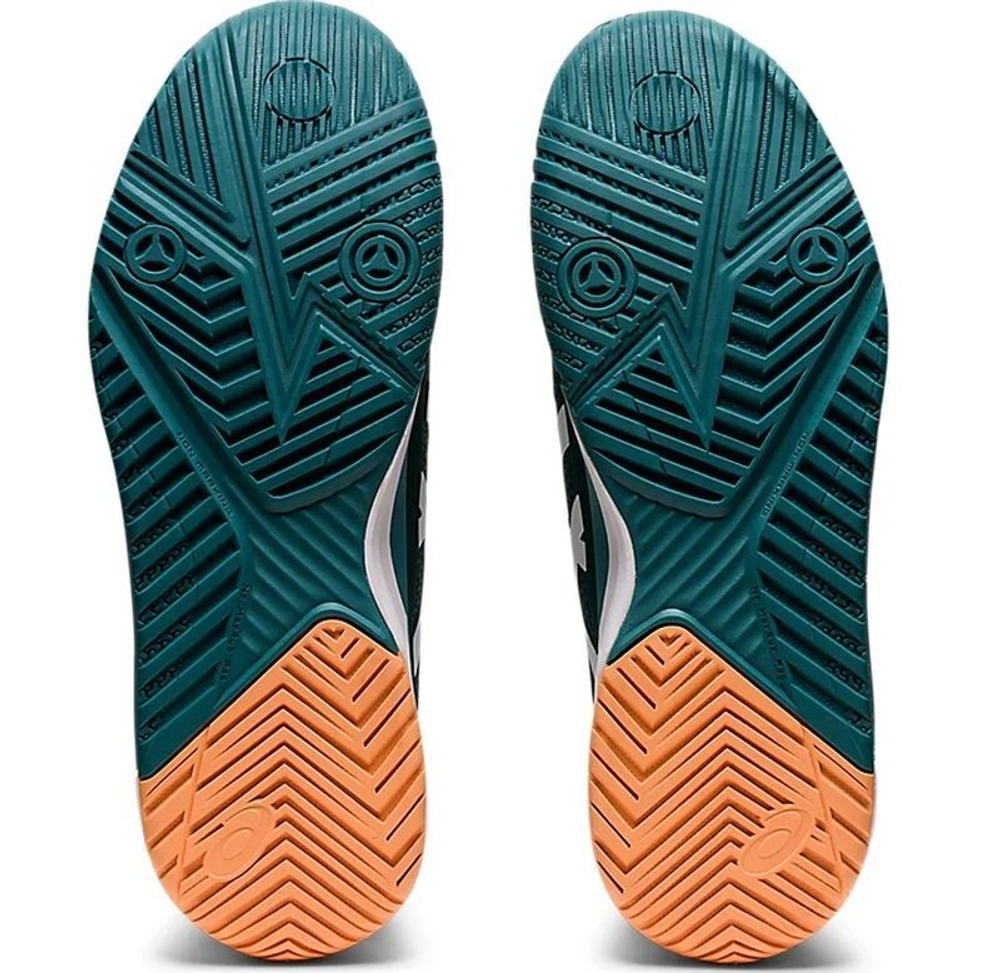 Мужские кроссовки теннисные Asics Gel-Resolution 8 - velvet pine/white