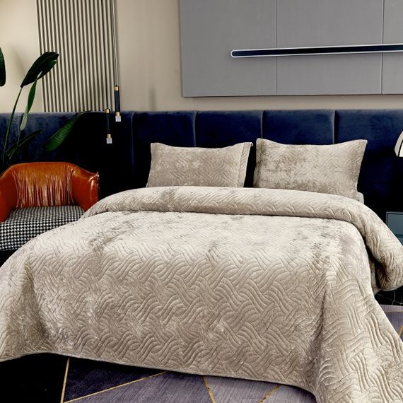 Деварта (беж) Покрывало 240x260