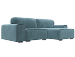 Диван угловой Лига-029 ВЕЛЮР Бирюзовый