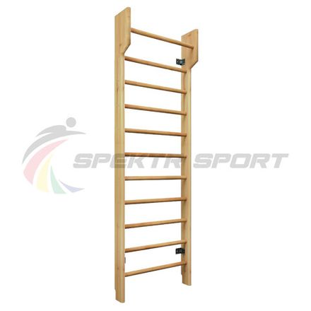 Шведская стенка деревянная с турником 800*1800 мм 800*3200