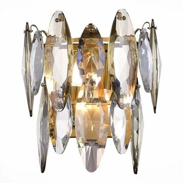 Бра 2*E14 SL1227.301.02 латунь/прозрачный Ancona ST-Luce