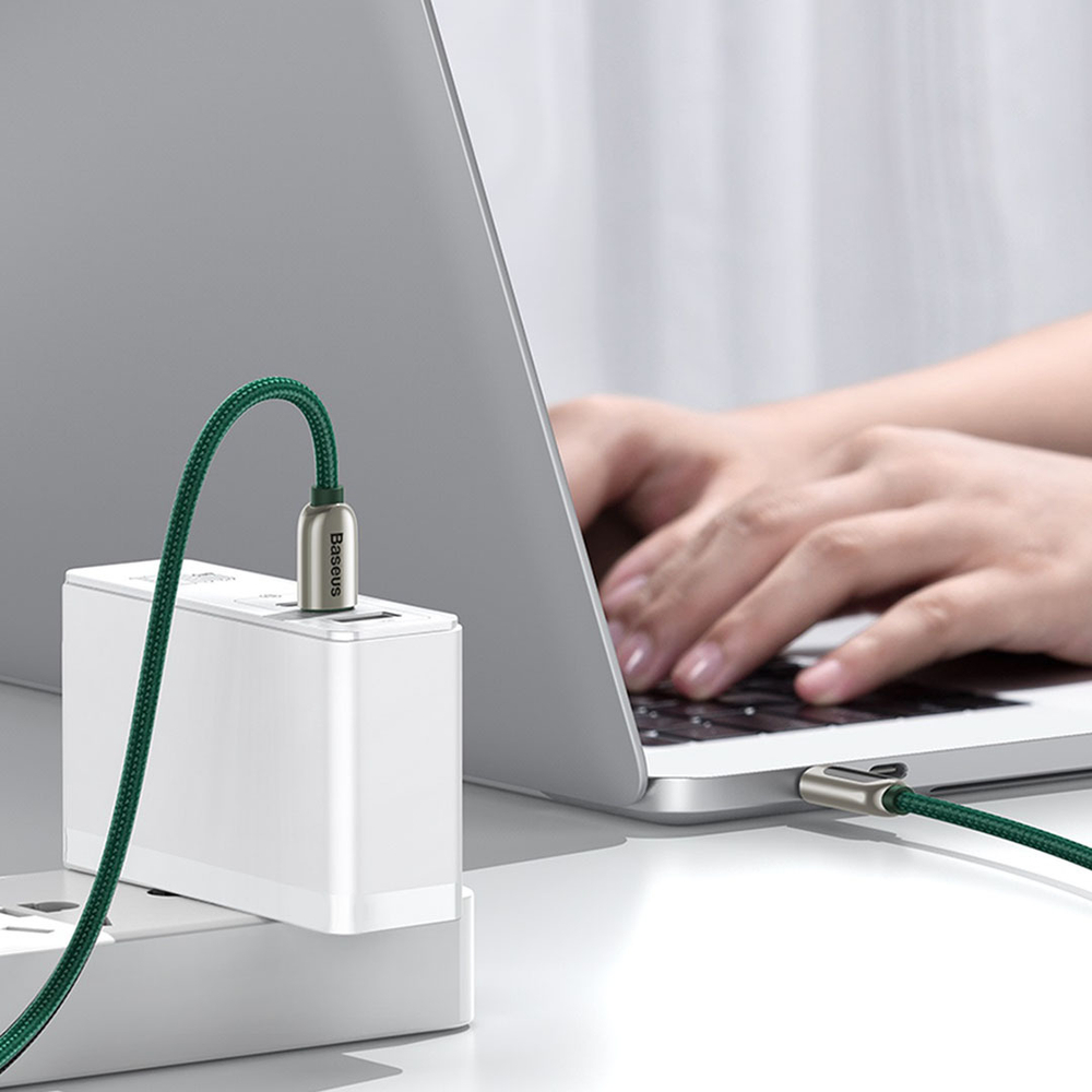 Type-C Кабель Baseus Display Fast Charging Data Cable Type-C to Type-C 100W - Green
