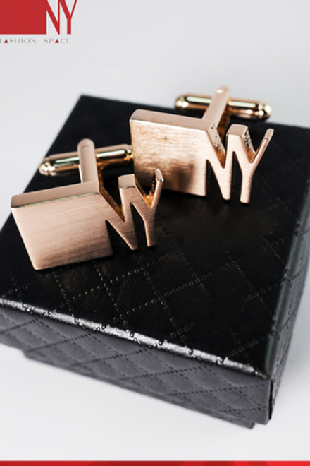 Запонки NY Fashionspace Gold