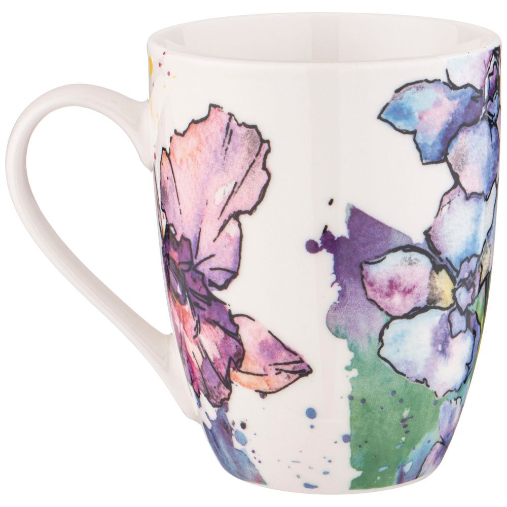 КРУЖКА "ОРХИДЕЯ" 360 МЛ (КОР=36 ШТ) 12*8,6*10,8СМ