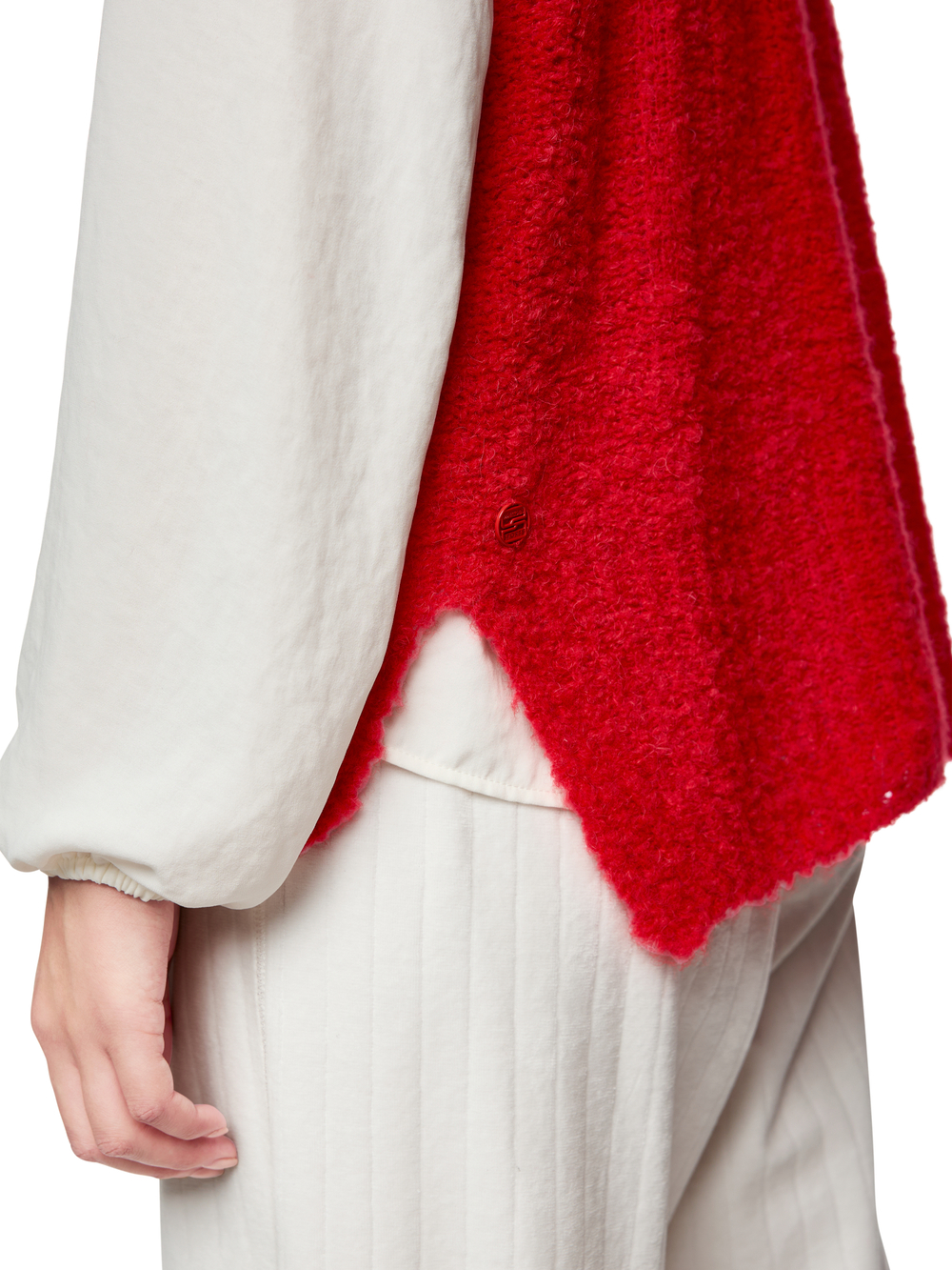 Жилет из шерсти альпака (Knitted in Germany)