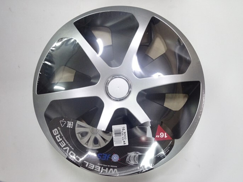 Колпак колеса R16 Роко Ринг Микс черный (в мешке 5 упак) (JESTIC)