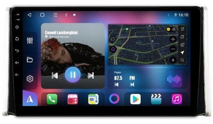 Магнитола для Toyota RAV4 50 2019-2024+ (рынок РФ и ОАЭ) - FarCar 1161M монитор 10" QLED на Android 13, 8 ядер (TS18), CarPlay, 4G SIM-слот