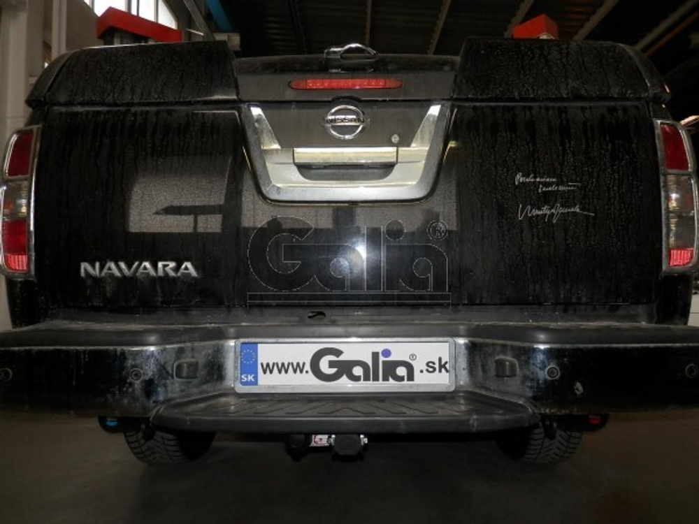 Фаркоп оцинкованный Galia N052A для Nissan Navara D40 2005-(паспорт и сертификат в комплекте)(без электрики)
