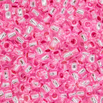 Японский бисер TOHO Round 8/0 (№38), с внутренним серебрением, прозрачный