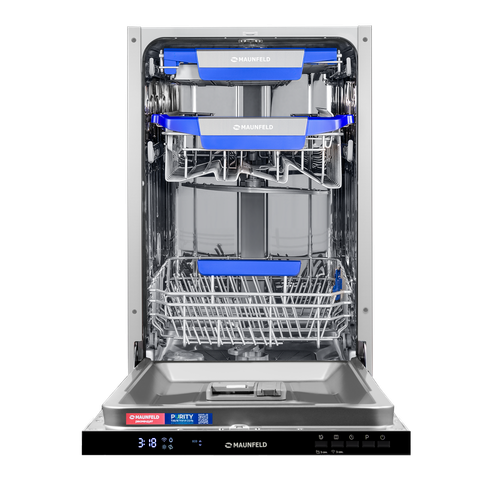 Посудомоечная машина с авто-открыванием MAUNFELD MLP45230 Light Beam Wi-Fi