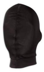 Глухая маска на лицо Lux Fetish (черный) (Цвет: черный)