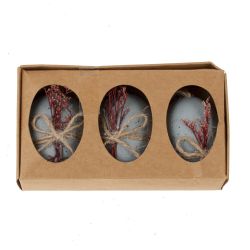 GAEM Набор из 3-х изделий декоративных подвесных "Яйцо" (4*6), L13 W7 H4 см