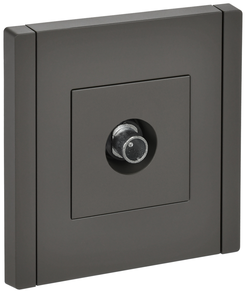 FORTE&PIANO Розетка TV проходная FP329 серый IEK