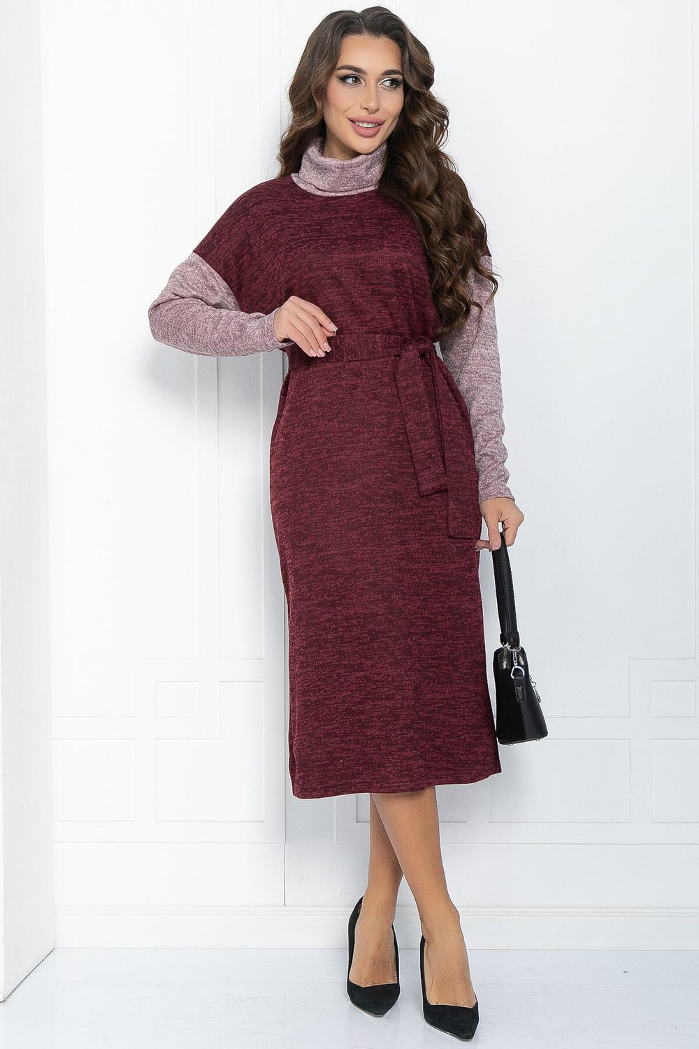 Платье Мишель (бордово-розовое) П11810 LT Collection