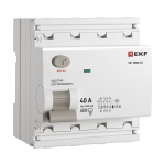 Выключатель дифференциального тока ВД-100N (S) 4P 40А 100мА тип AC эл-мех 6кА PROXIMA EKF