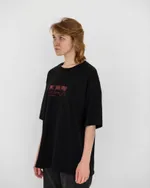 Футболка Омут!Кастом Горизонт Черная