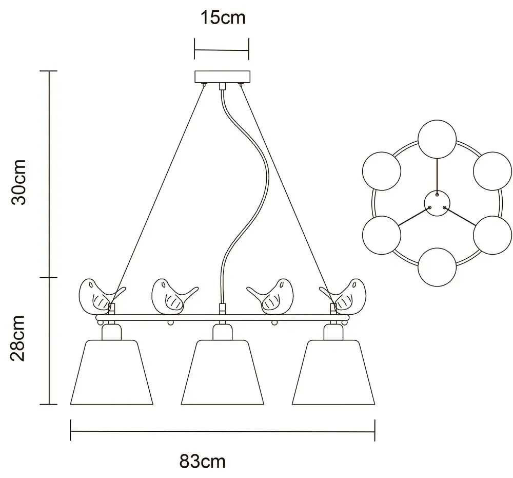 Подвесная люстра Arte Lamp