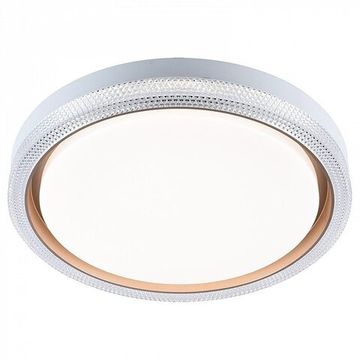 Светодиодный светильник 100W 3000К-6000K 2121/350 WH+GD RGB белый/золото Profit Light