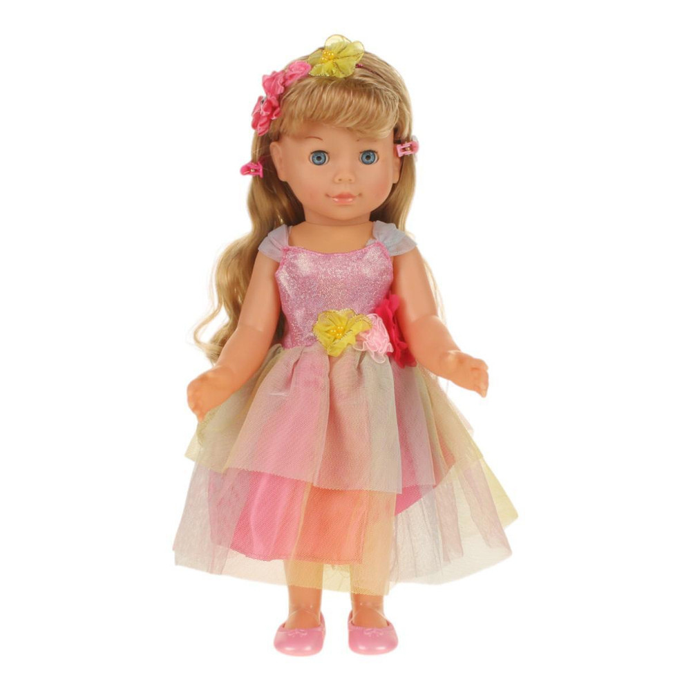 Кукла озвуч. Лиля 40см. музыка-Шаинский, закр. глазки, 3 аксесс, 100 фраз Y40D-POLI08-KARAPUZ-23-RU