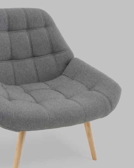 Кресло Олби Квадро серый