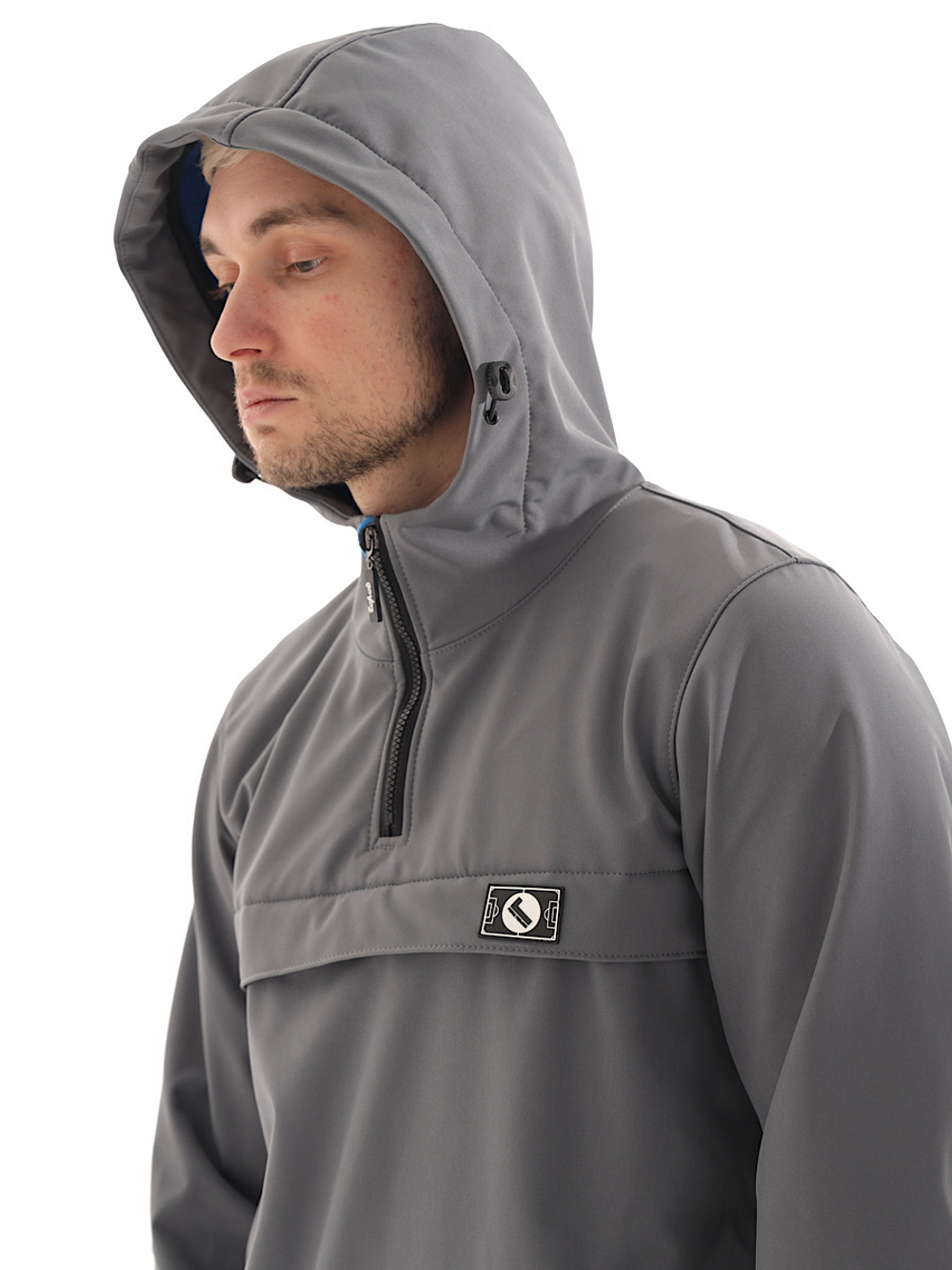 Анорак софтшелл город горький серый