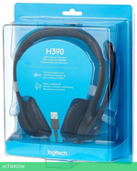 Гарнитура Logitech Stereo Headset H390 Black (981-000803)