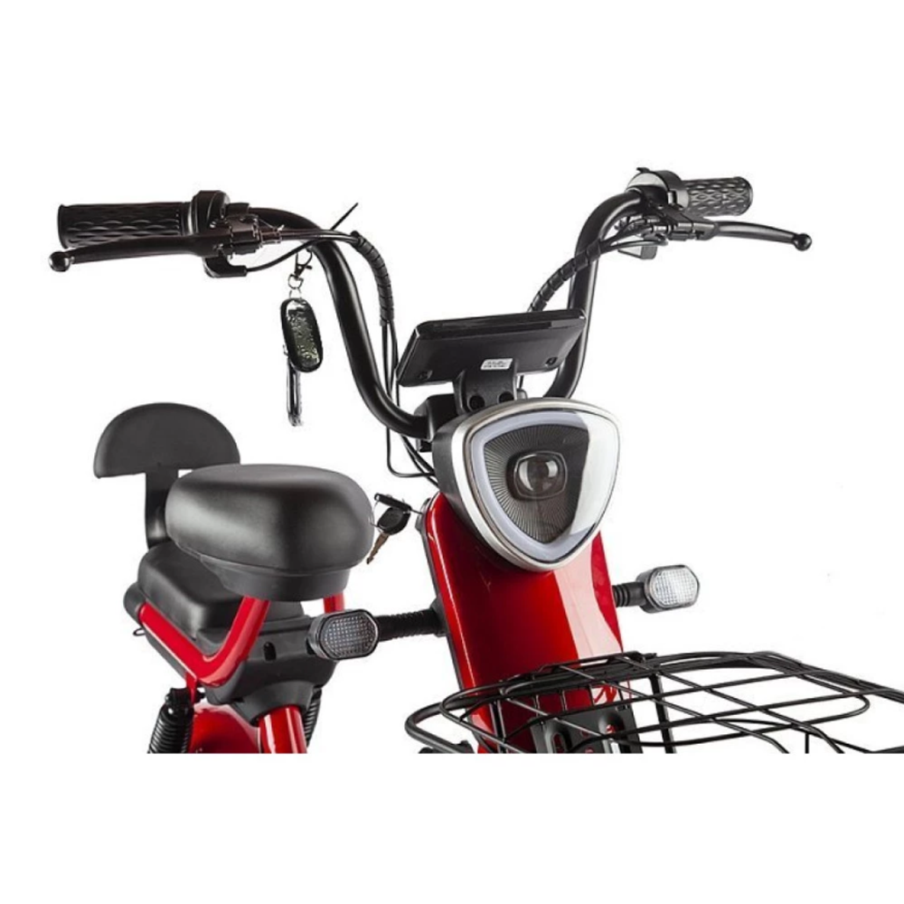 Электроскутер INTRO BUMP черно-красный