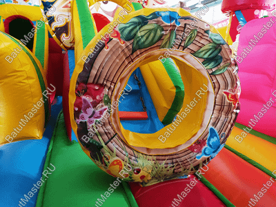 Надувной батут "В гостях у совы", 7*5*3 м