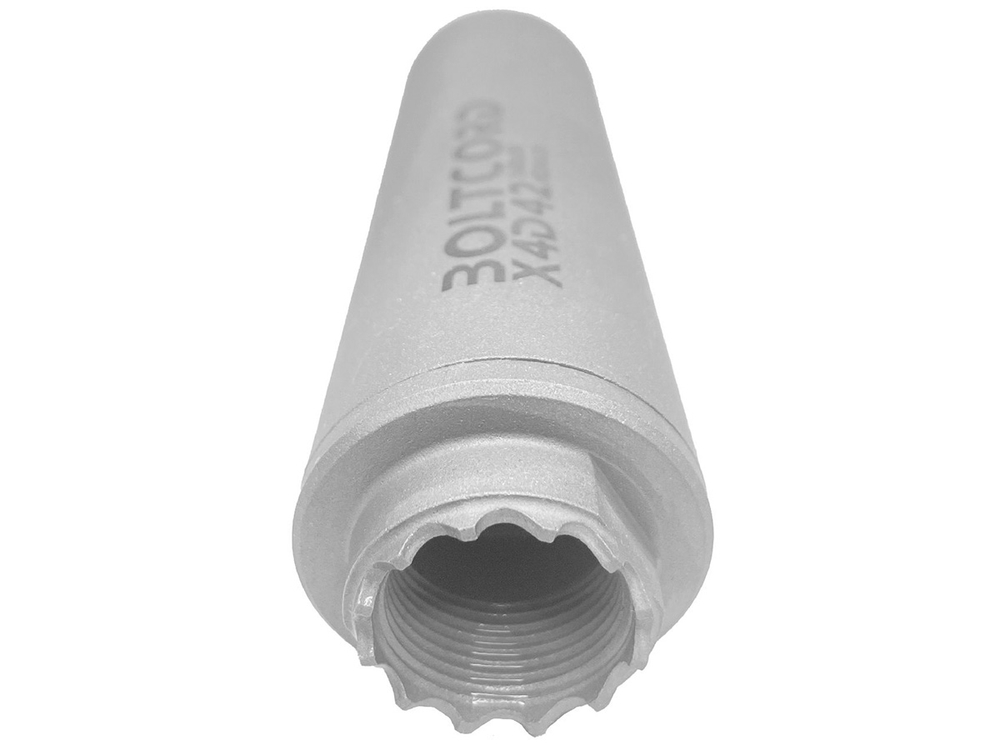 ДТКП BOLTCORD (4 камеры), калибр 7.62, резьба M24x1.5, газоразгруженный (BC-D42-X4-300-M24x1,5)