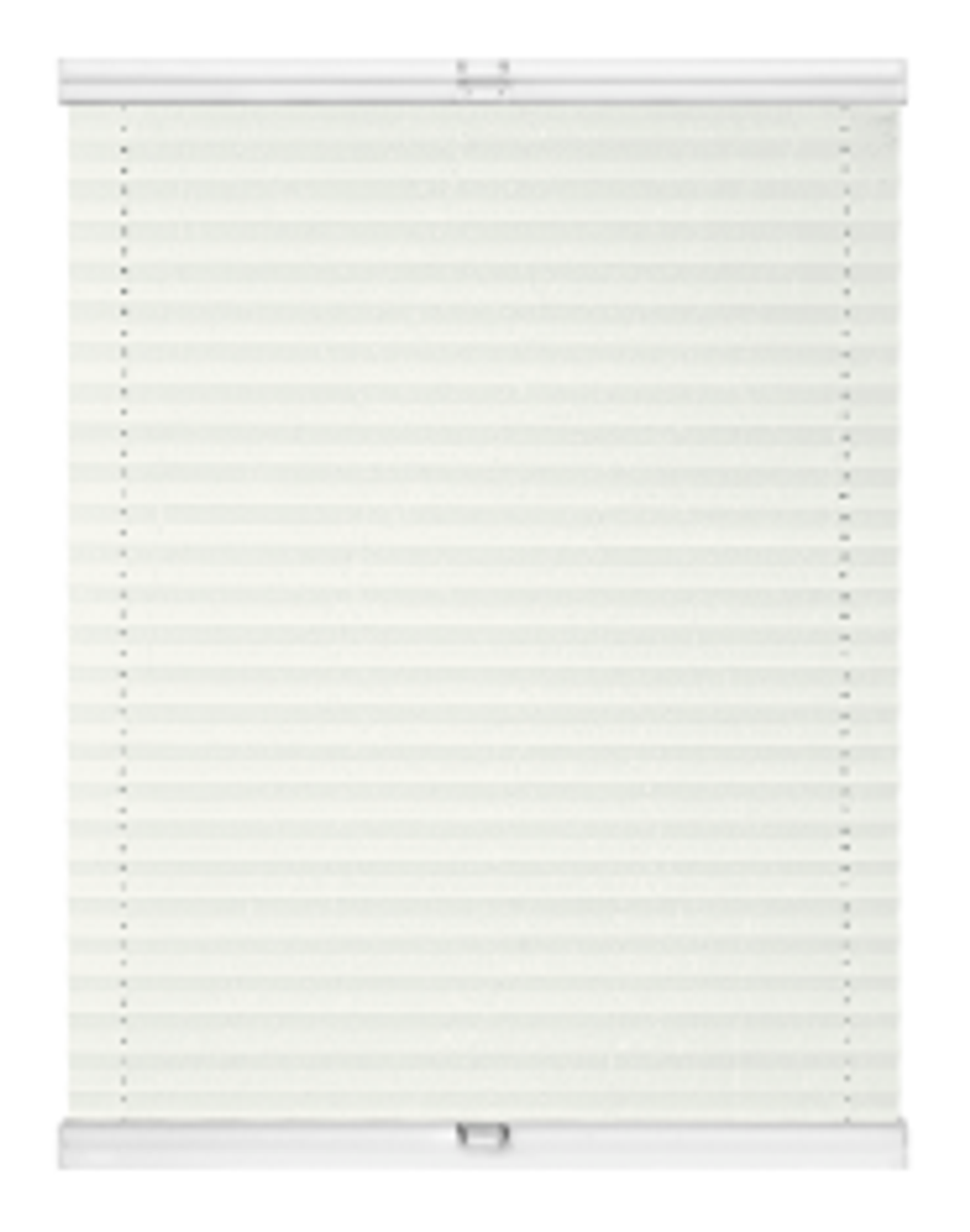 Штора плиссе Стандарт с ручками, ткань Аванти арт. 4080 белый, цвет комплектующих белый, серый, антрацит, черный, коричневый, кремовый и т д