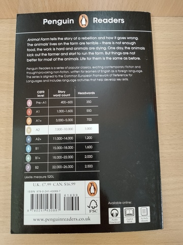 Penguin Readers Level 3: Animal Farm (ELT Graded Reader)