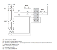 Реле защиты двигателя ТР220 на DIN-рейку