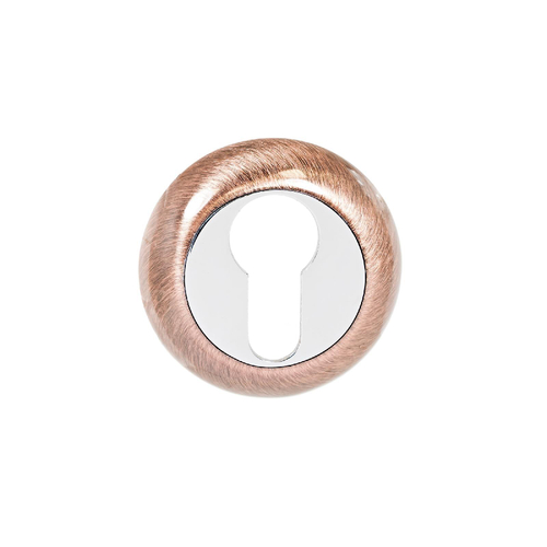 Накладка для цилиндр./механизма АЛЛЮР АРТ ЕТ-R1 АС (3212) старая медь / 10934