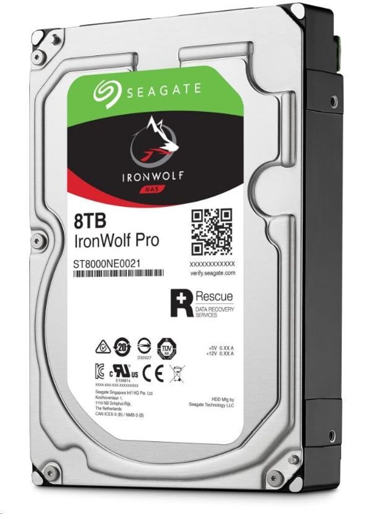 Жесткий диск для NAS систем 8Tb HDD Seagate IronWolf Pro SATA 6Gb/s 7200rpm 3.5&quot; 256Mb ST8000NE001